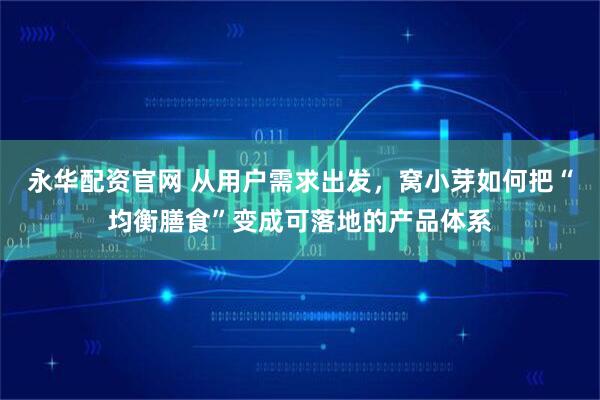 永华配资官网 从用户需求出发，窝小芽如何把“均衡膳食”变成可落地的产品体系